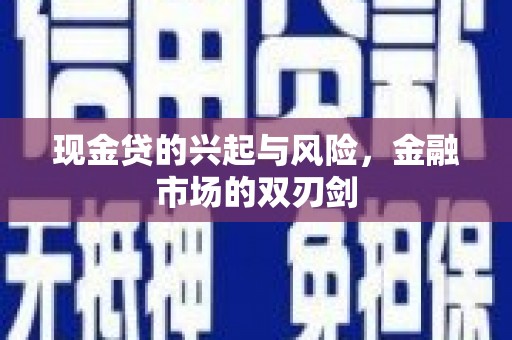 文圣现金贷的兴起与风险，金融市场的双刃剑