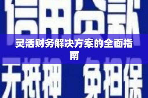 文圣灵活财务解决方案的全面指南