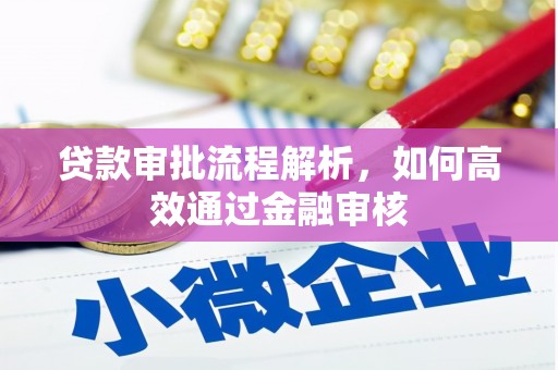 文圣贷款审批流程解析，如何高效通过金融审核