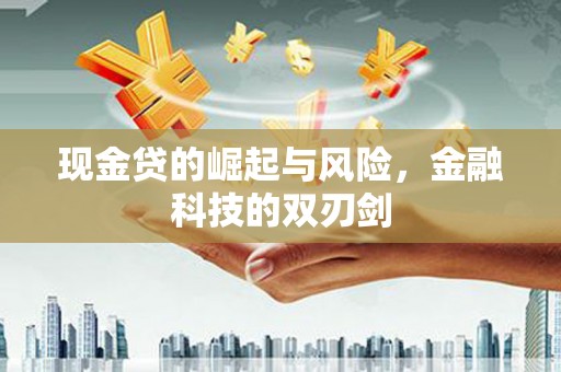 文圣现金贷的崛起与风险，金融科技的双刃剑