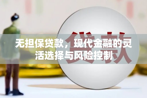 文圣无担保贷款，现代金融的灵活选择与风险控制