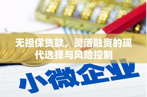 文圣无担保贷款，灵活融资的现代选择与风险控制