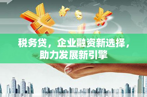 文圣税务贷，企业融资新选择，助力发展新引擎
