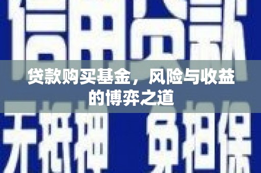 文圣贷款购买基金，风险与收益的博弈之道