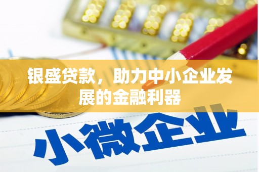 文圣银盛贷款，助力中小企业发展的金融利器