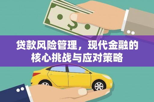 文圣贷款风险管理，现代金融的核心挑战与应对策略