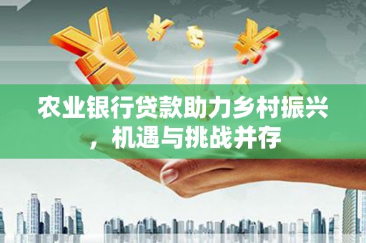 文圣农业银行贷款助力乡村振兴，机遇与挑战并存