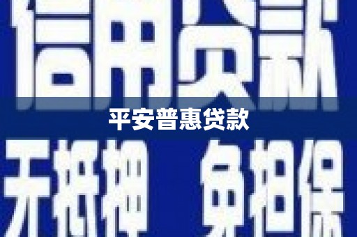 文圣平安普惠贷款