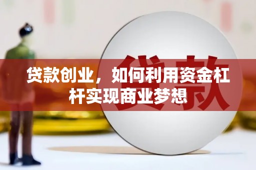 文圣贷款创业，如何利用资金杠杆实现商业梦想