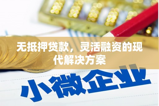 文圣无抵押贷款，灵活融资的现代解决方案