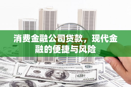 文圣消费金融公司贷款，现代金融的便捷与风险
