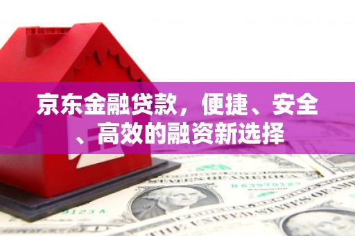 文圣京东金融贷款，便捷、安全、高效的融资新选择